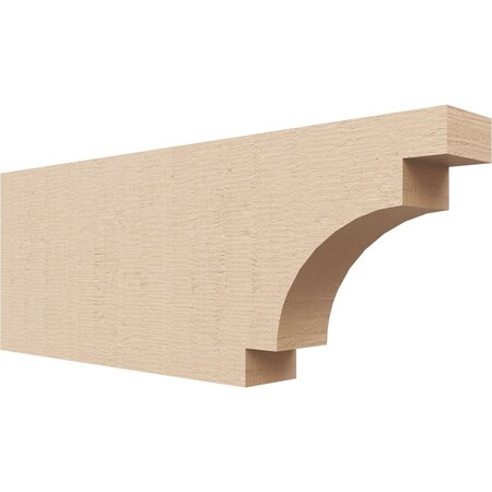 Ekena Millwork 2in. W x 6in. H x 16in. L Mediterranean Woodgrain TimberThane Rafter Tail, Primed Tan RFTUR02X06X16MEDRCPR